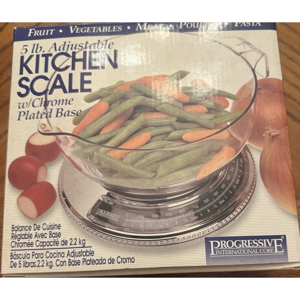Progressive International KT-2011 Adjustable Mechanical Kitchen Scale Bowl